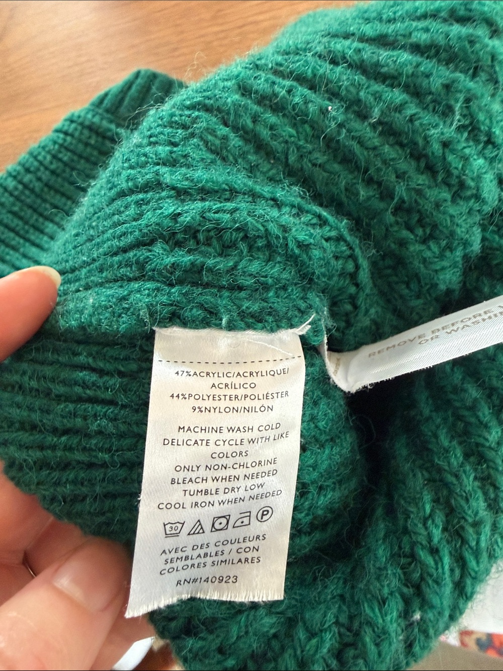 LOFT Green Ribbed Button-Front Cardigan Size Small - Picture 6 of 6